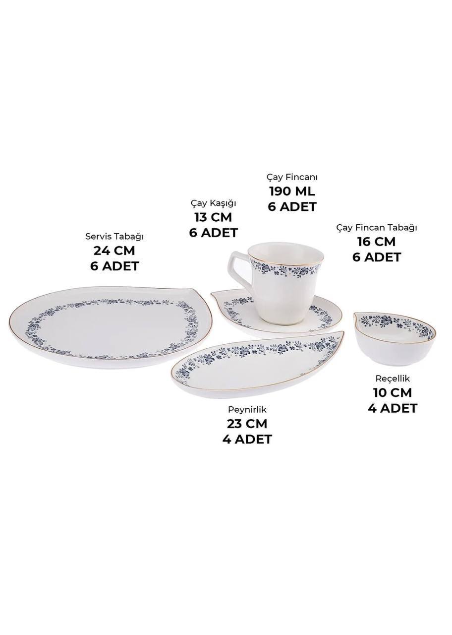 سرویس صبحانه خوری چینی 23پارچخ6نفر امسان ترکیه