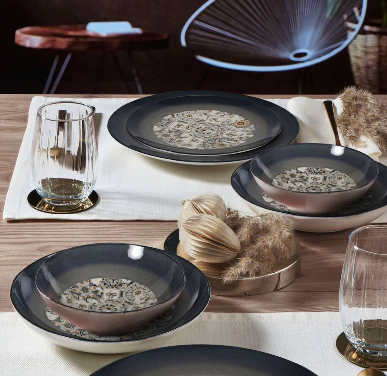 سرویس غذاخوری چینی24پارچه 6نفر ترکیه