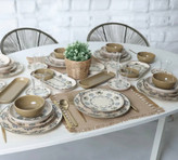 سرویس غذاخوری سرامیکی 44پارچه 6نفر کرامیکا ترکیه