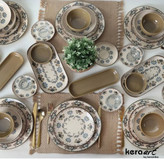 سرویس غذاخوری سرامیکی 44پارچه 6نفر کرامیکا ترکیه