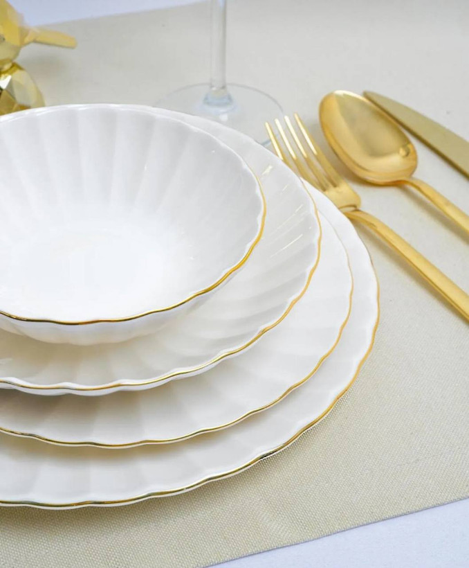 سرویس غذاخوری چینی 24پارچه6نفر ترکیه