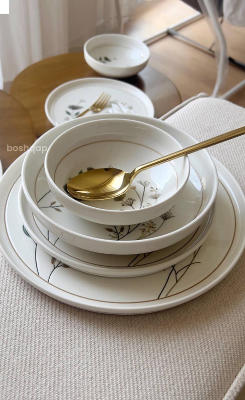 سرویس غذاخوری چینی24پارچه 6نفر ترکیه