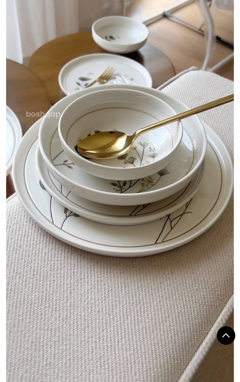 سرویس غذاخوری چینی24پارچه 6نفر ترکیه