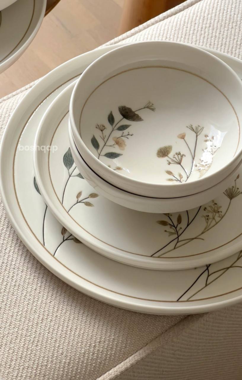 سرویس غذاخوری چینی24پارچه 6نفر ترکیه