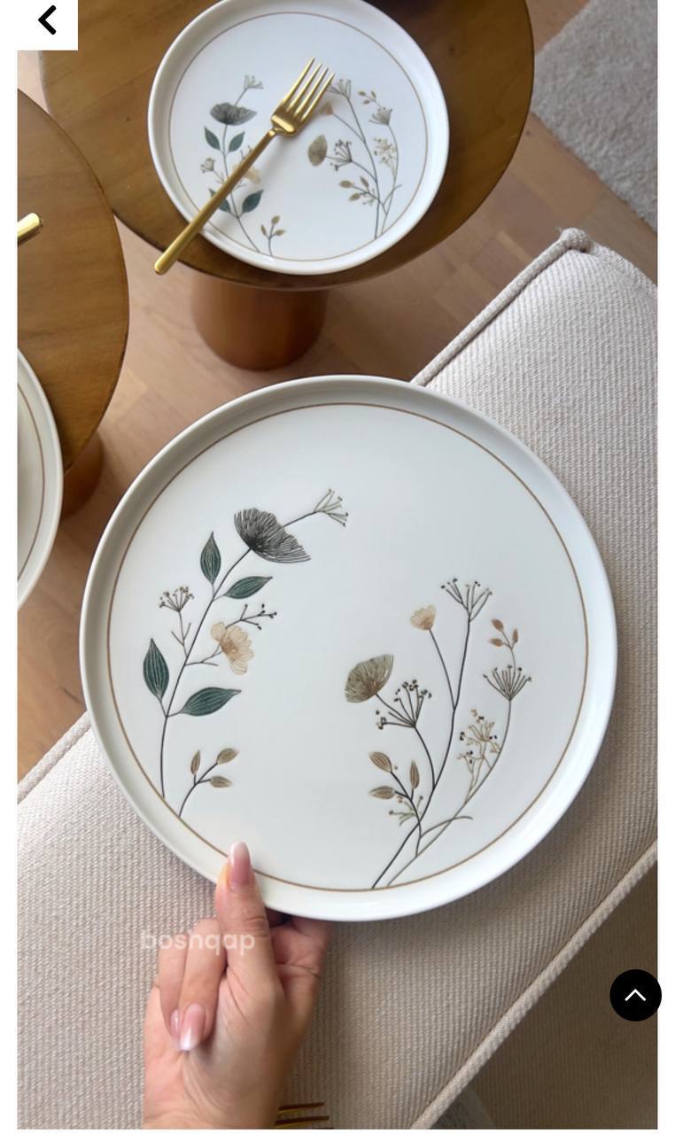 سرویس غذاخوری چینی24پارچه 6نفر ترکیه