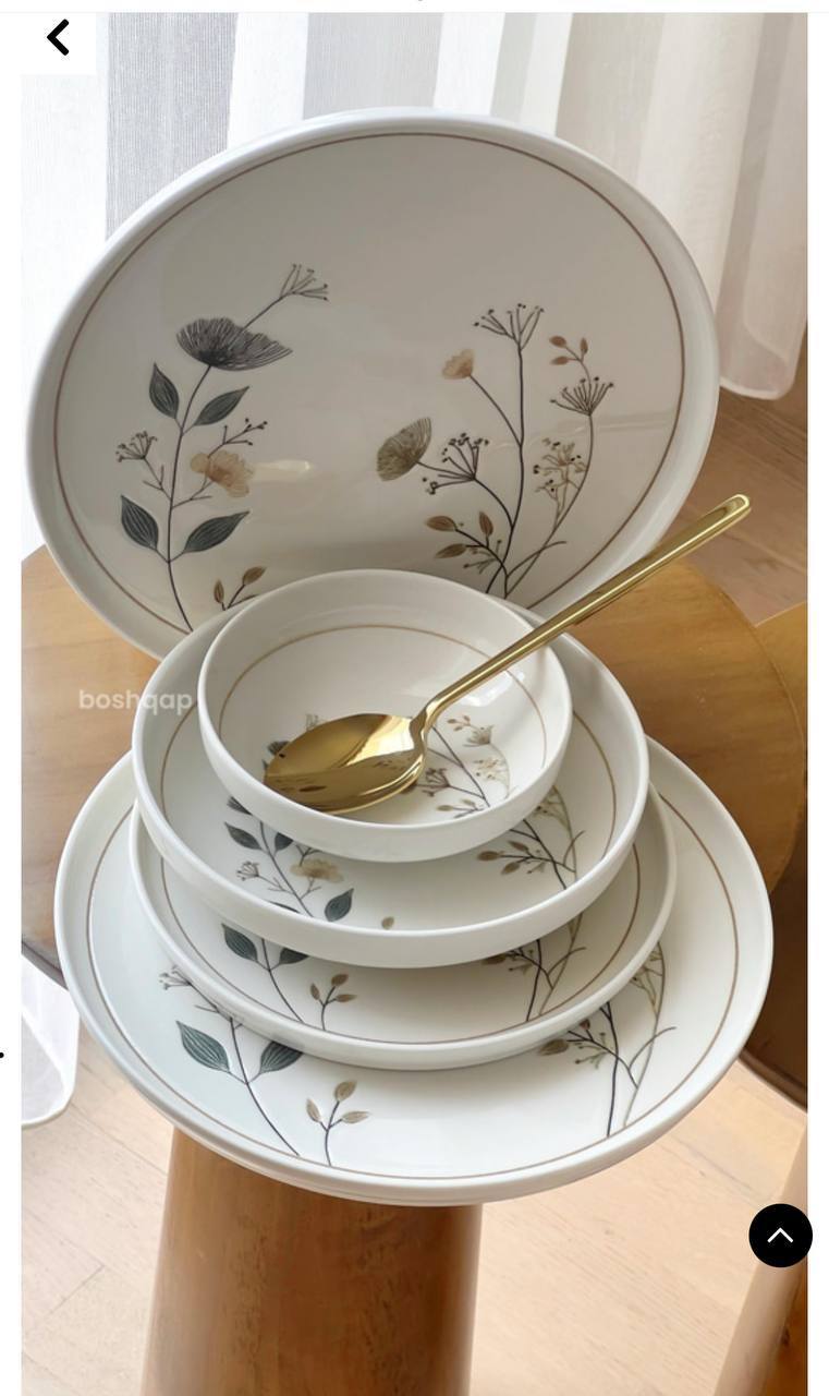 سرویس غذاخوری چینی24پارچه 6نفر ترکیه