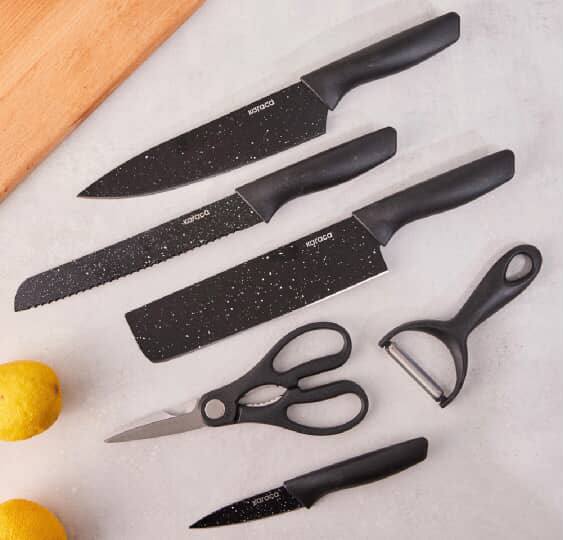 سرویس چاقو 6تایی کاراجا ترکیه