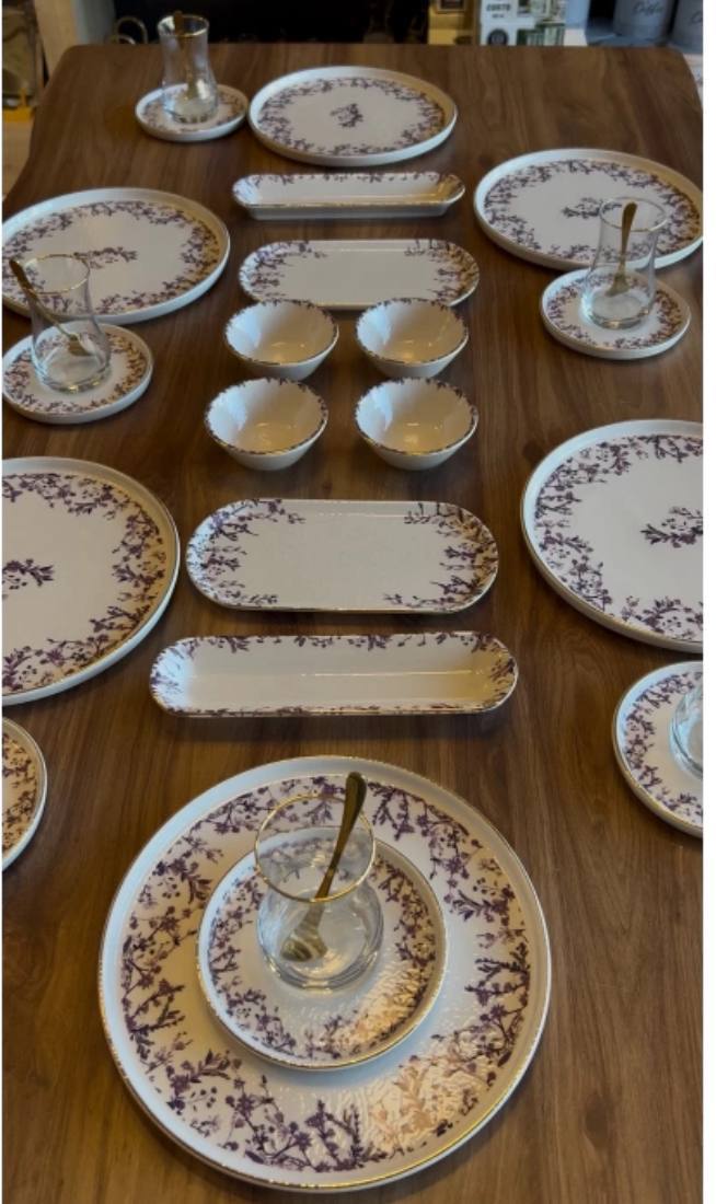 سرویس صبحانه خوری چینی32پارچه 6نفر ترکیه