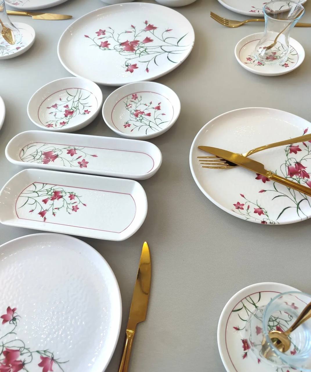 سرویس صبحانه خوری چینی 6نفر 21پارچه ترکیه