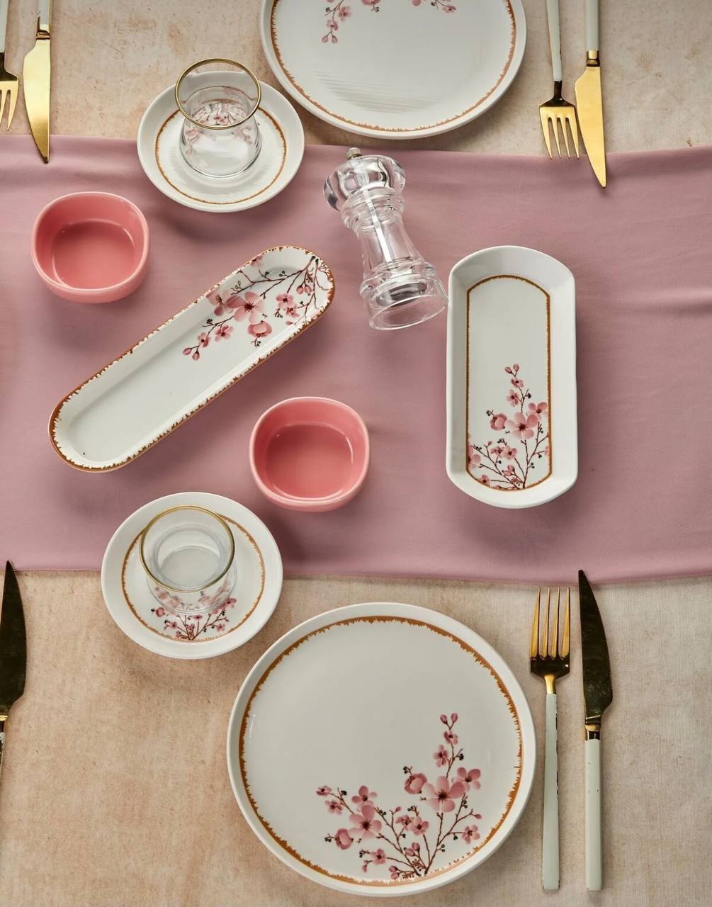 سرویس صبحانه خوری چینی 6نفر 21پارچه ترکیه