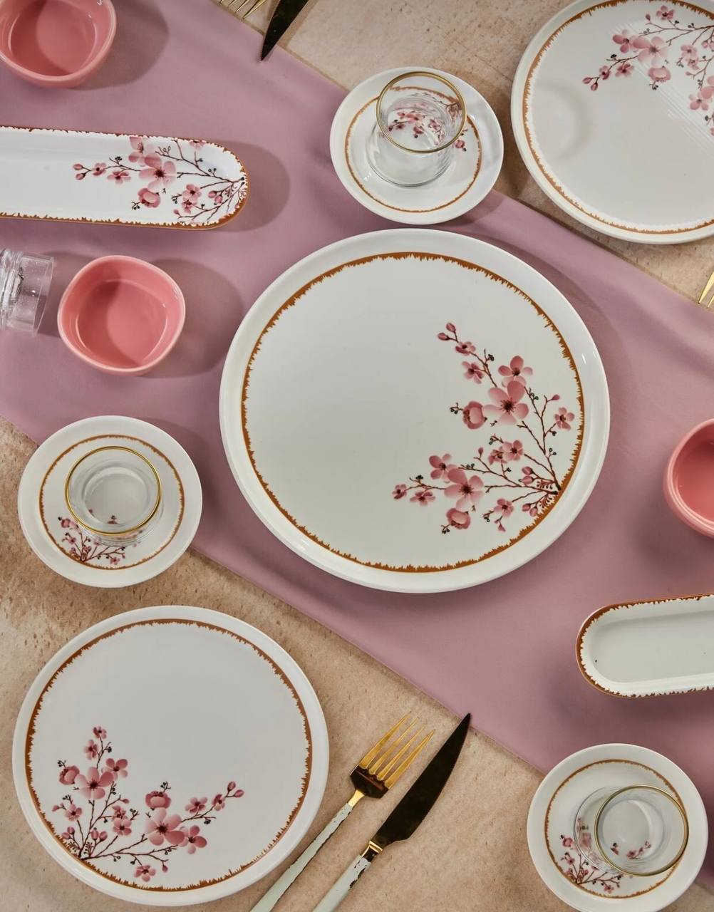 سرویس صبحانه خوری چینی 6نفر 21پارچه ترکیه