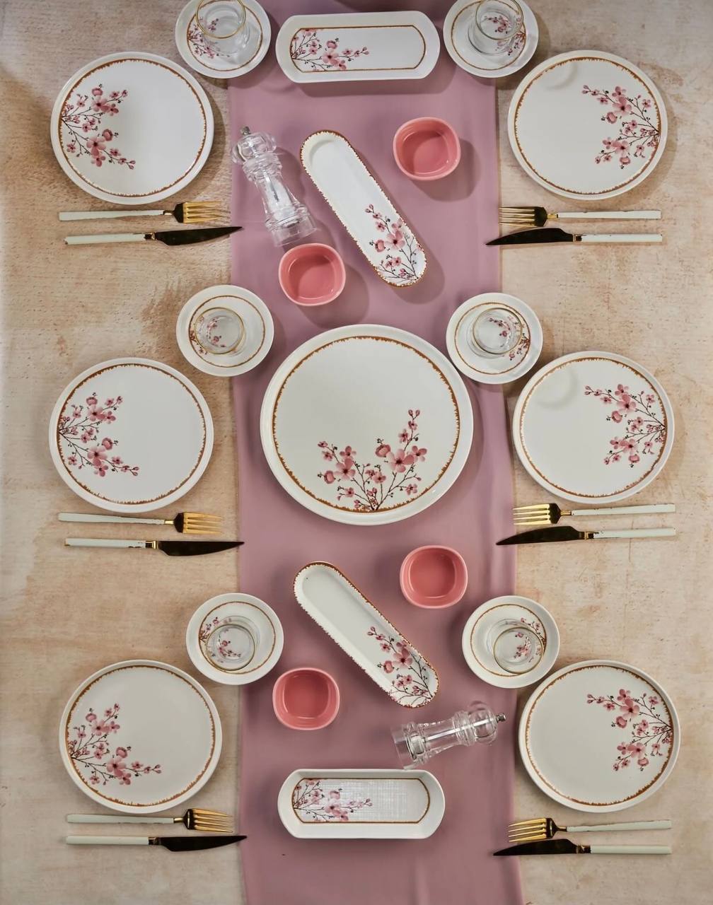 سرویس صبحانه خوری چینی 6نفر 21پارچه ترکیه