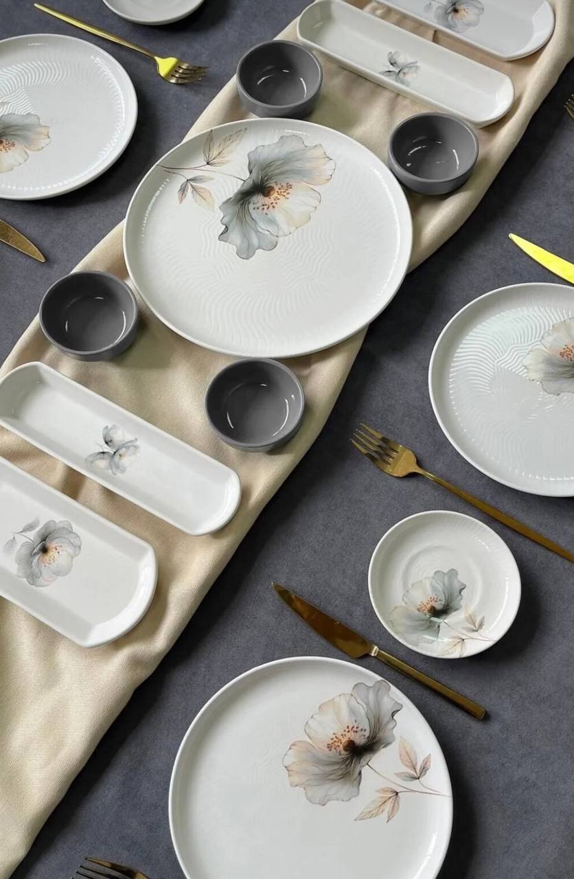 سرویس صبحانه خوری چینی 6نفر 21پارچه ترکیه