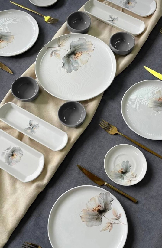 سرویس صبحانه خوری چینی 6نفر 21پارچه ترکیه