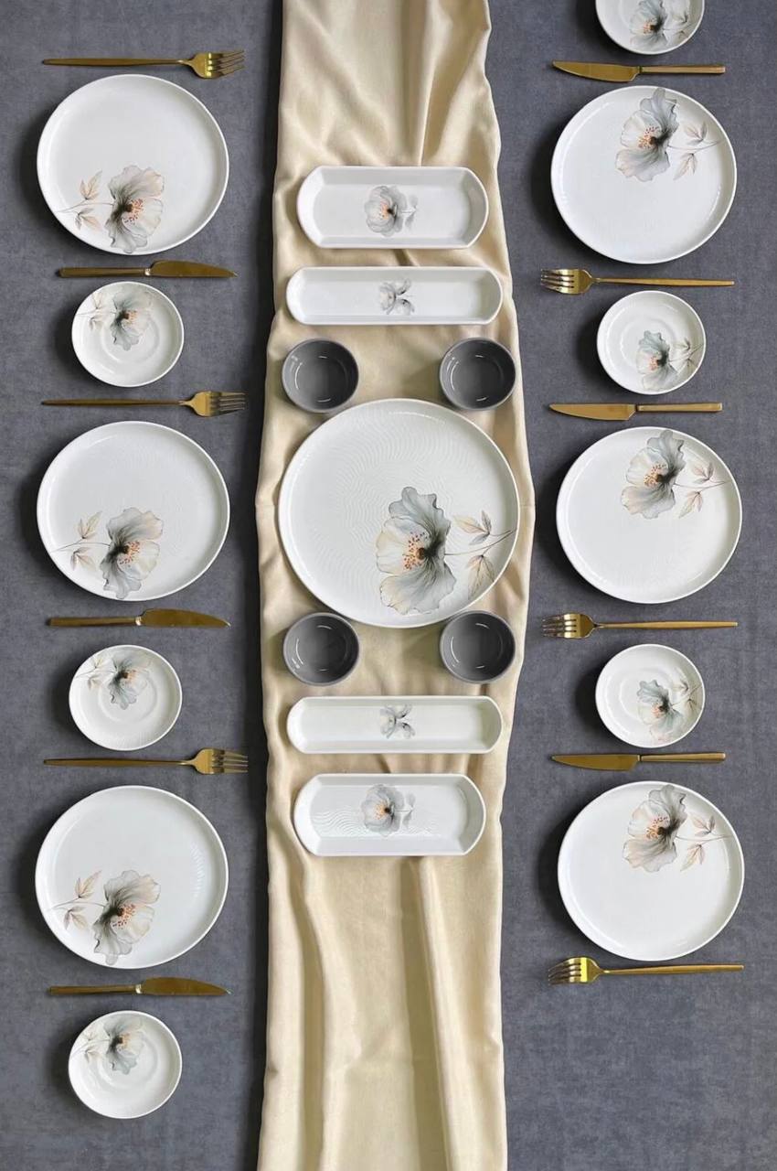 سرویس صبحانه خوری چینی 6نفر 21پارچه ترکیه