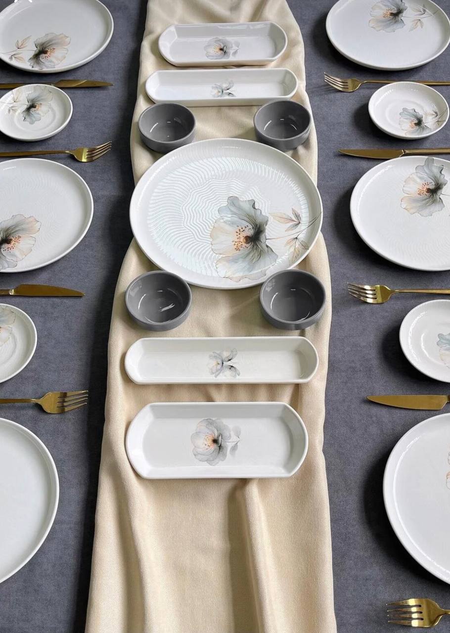 سرویس صبحانه خوری چینی 6نفر 21پارچه ترکیه