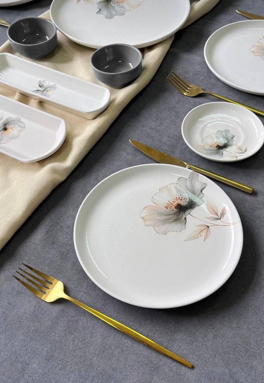 سرویس صبحانه خوری چینی 6نفر 21پارچه ترکیه