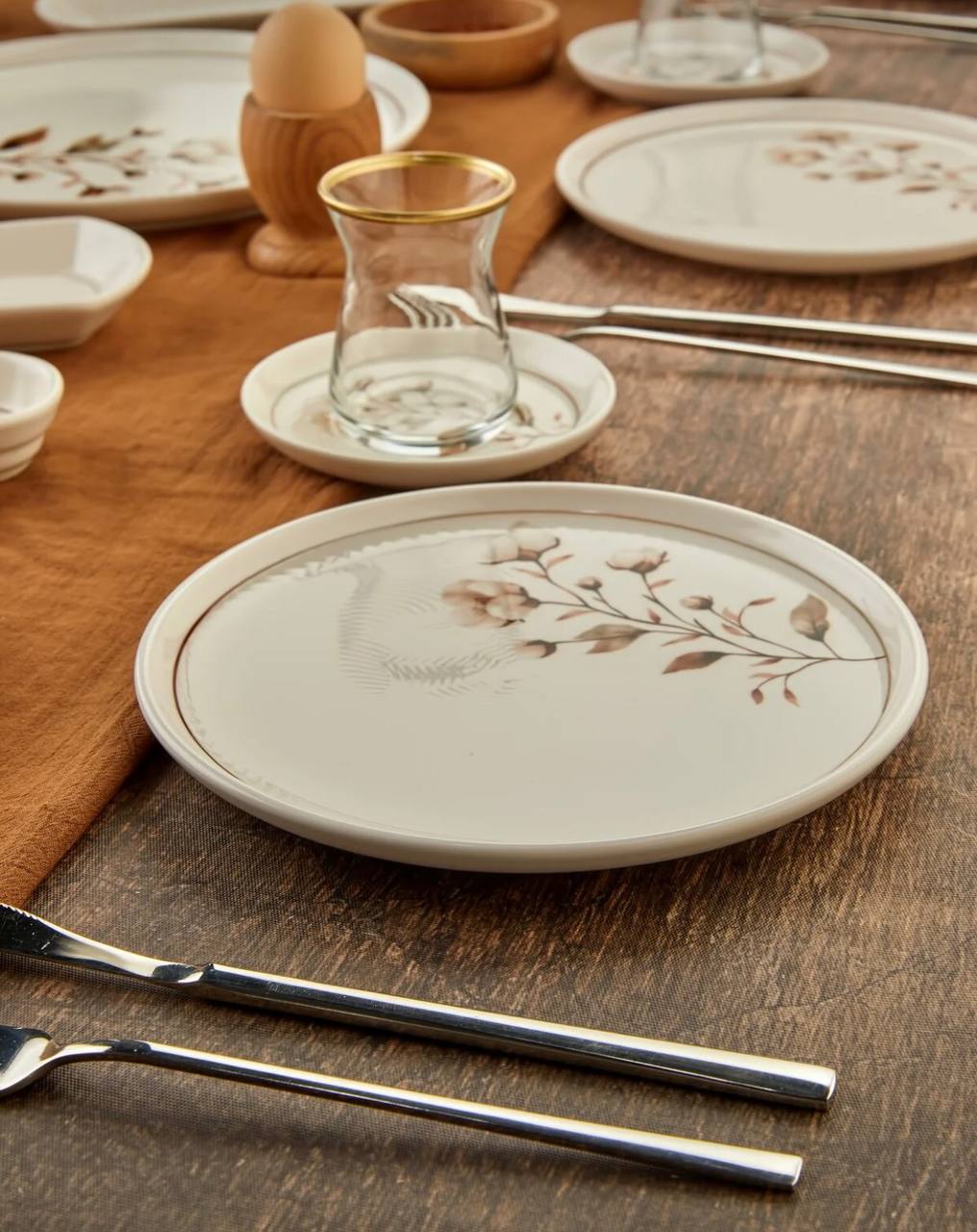 سرویس صبحانه خوری چینی 6نفر 21پارچه ترکیه