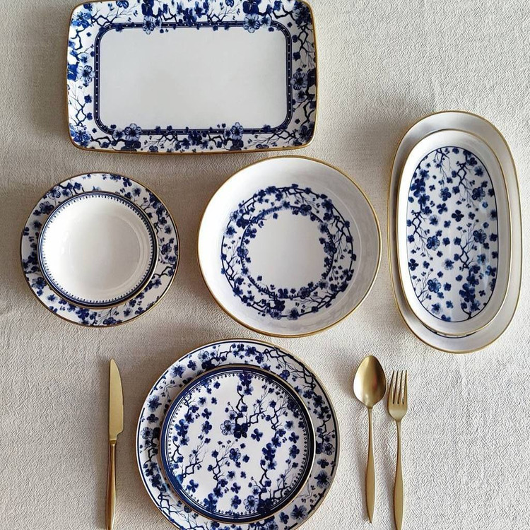 سرویس غذاخوری چینی28پارچه6نفر شاهین ترکیه