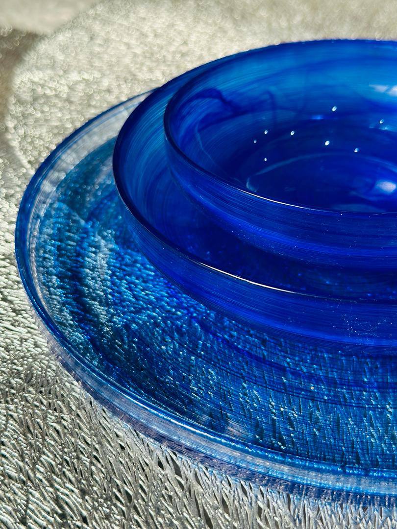 سرویس غذاخوری بلوری6نفر18پارچه فسرا ترکیه