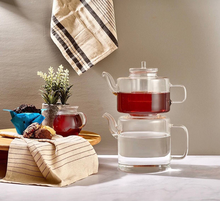 کتری قوری پیرکس کاراجا ترکیه