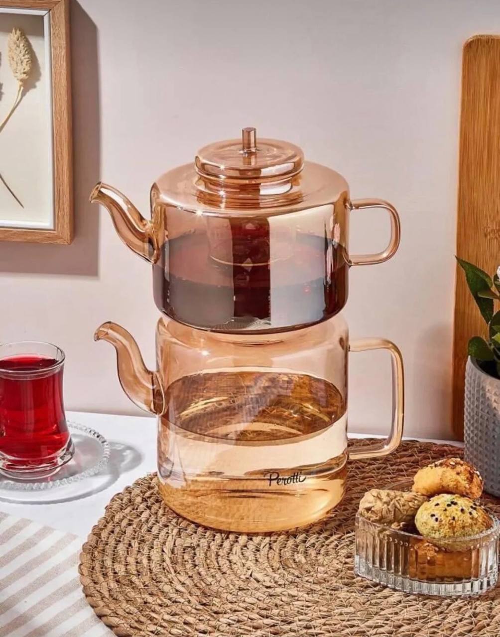 کتری قوری پیرکس کاراجا ترکیه