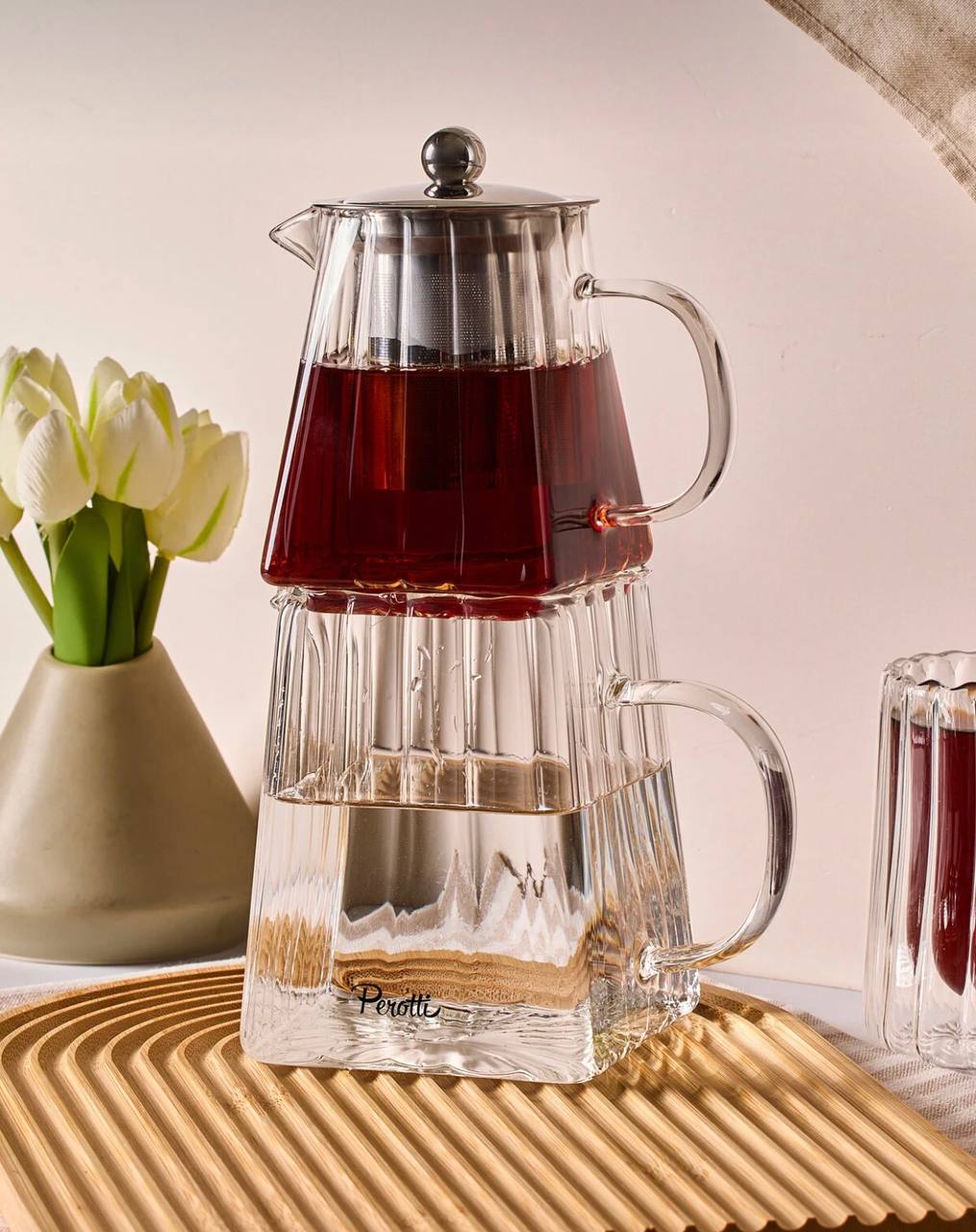 کتری قوری پیرکس کاراجا ترکیه