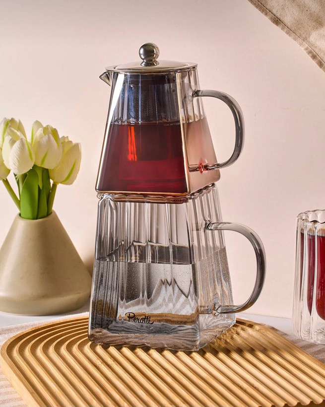 کتری قوری پیرکس کاراجا ترکیه