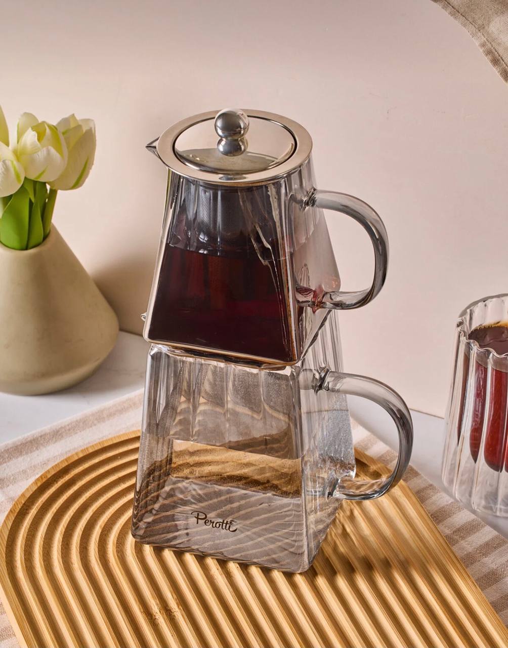 کتری قوری پیرکس کاراجا ترکیه