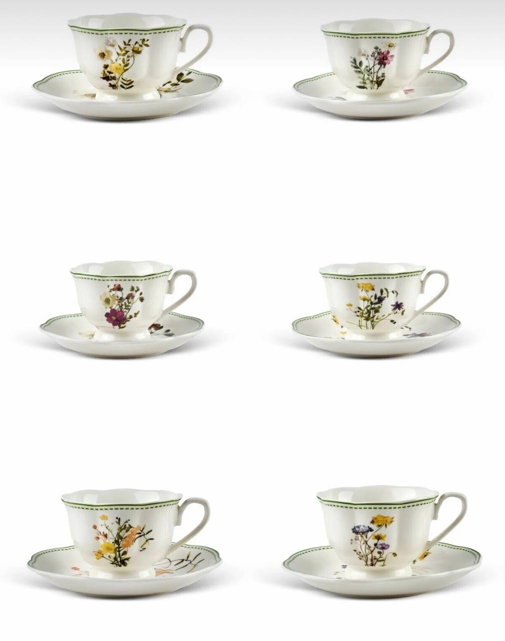 سرویس قهوه خوری چینی 12پارچه6نفر ترکیه