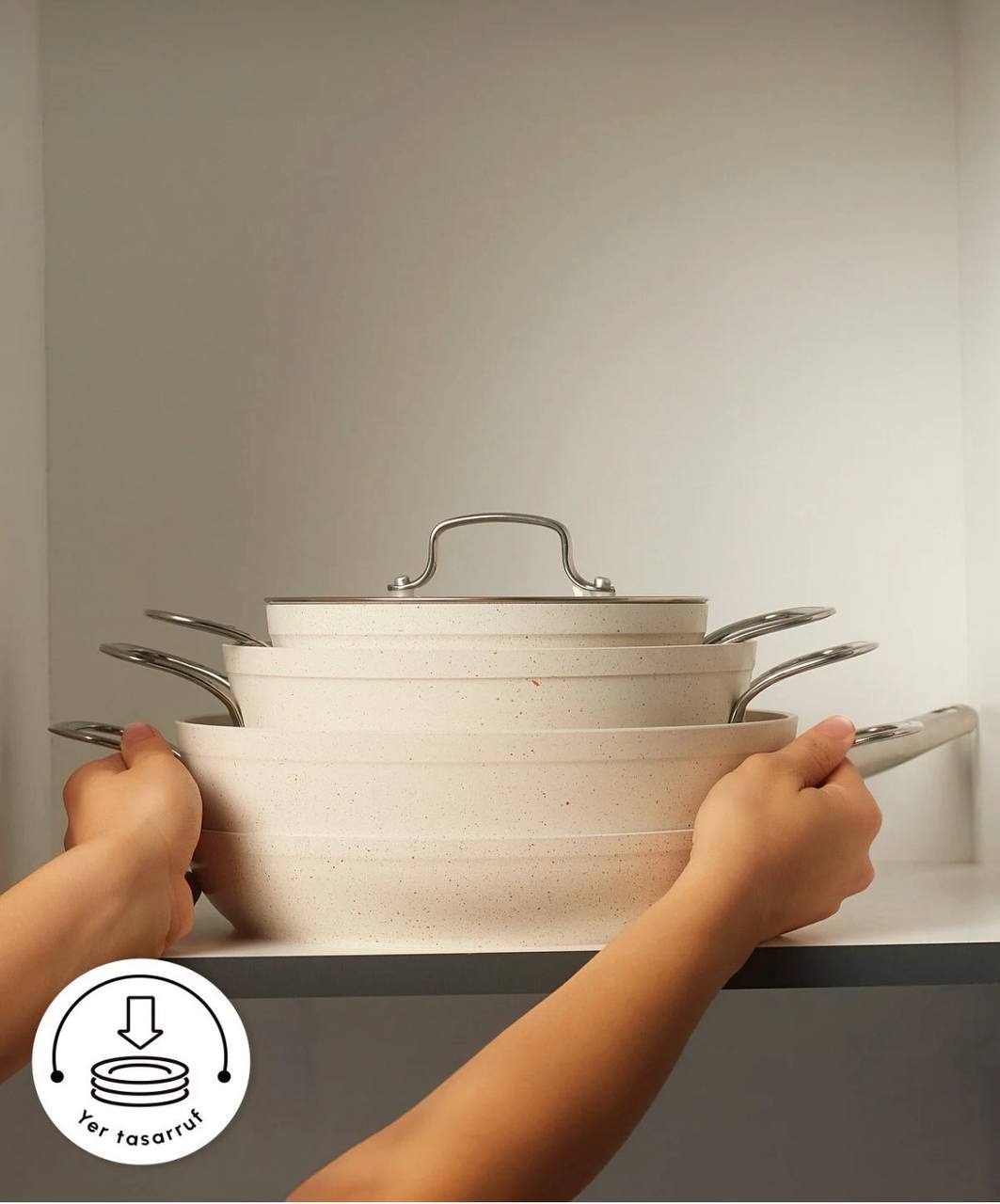 سرویس قابلمه گرانیتی 7پارچه کاراجا ترکیه