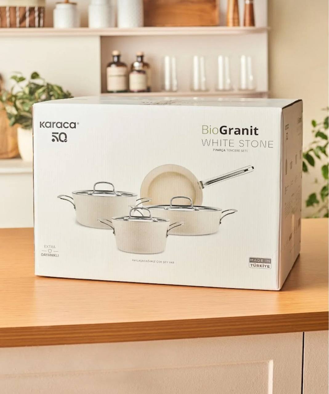 سرویس قابلمه گرانیتی 7پارچه کاراجا ترکیه